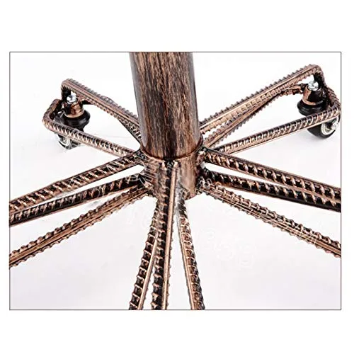 Crazy stool Zhou-WD Sgabello Rotondo Stile retrò, puleggia Stile Industriale Design Sgabello da Barbiere Il Tempo Libero S...