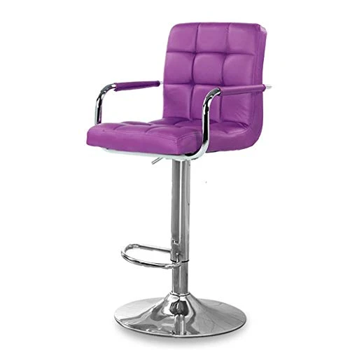 Zhou-WD Sedia di Svago con braccioli, Caffetteria Bar Sgabello Alto Multifunzione Balcone Tempo Libero Sgabello Sgabelli d...