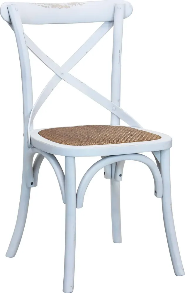 CROSS - sedia vintage legno Bianco Milani Home