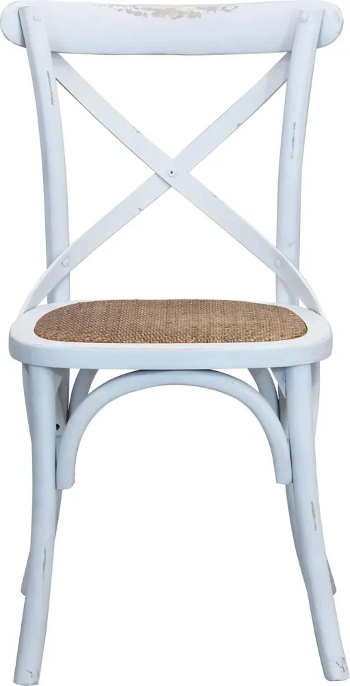 CROSS - sedia vintage legno Bianco Milani Home