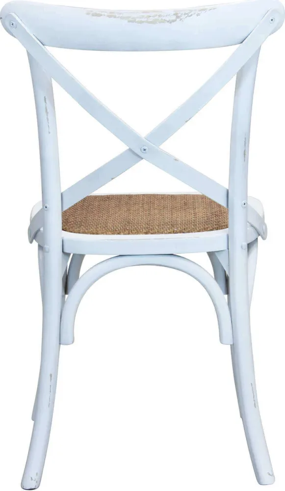 CROSS - sedia vintage legno Bianco Milani Home