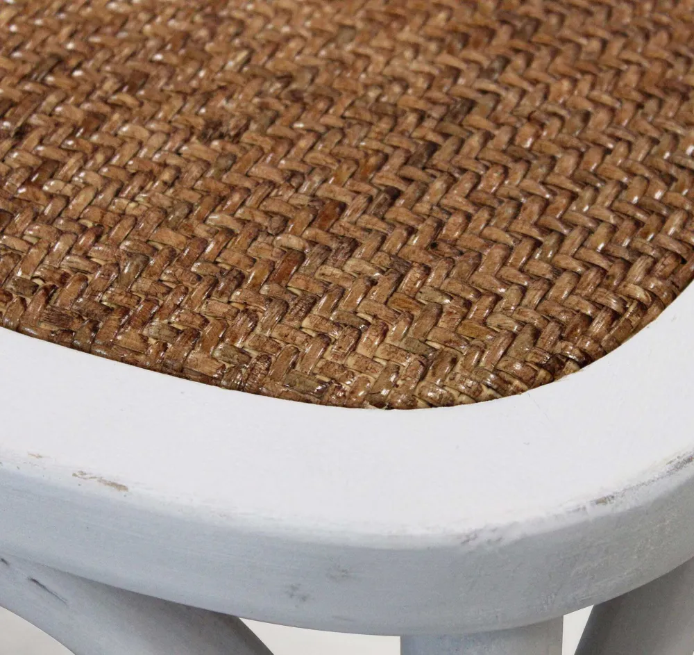 CROSS - sedia vintage legno Bianco Milani Home