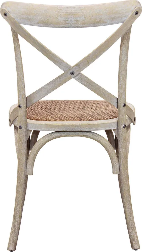CROSS - sedia vintage legno Marrone Milani Home