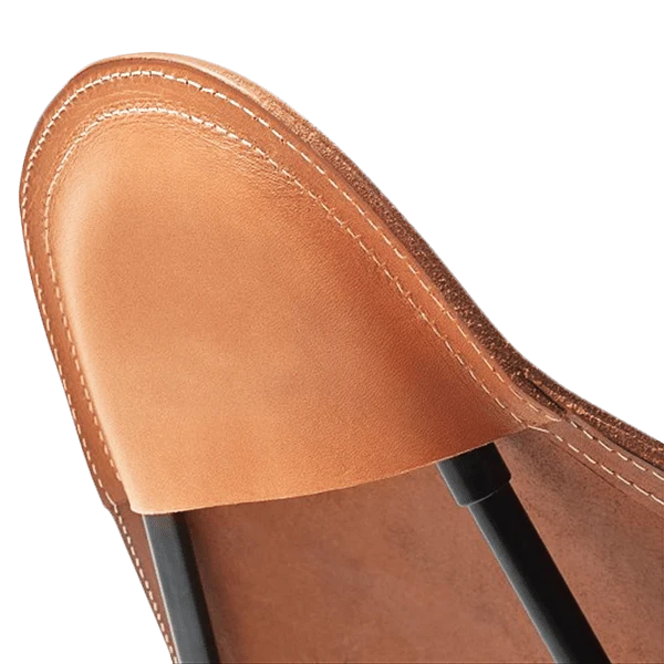 SGABELLO CUERO FLYING GOOSE PELLE MARRONE