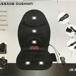 Cuscino Massaggiante sedile 5 programmi 5 massaggi 4 zone massaggianti riscaldat