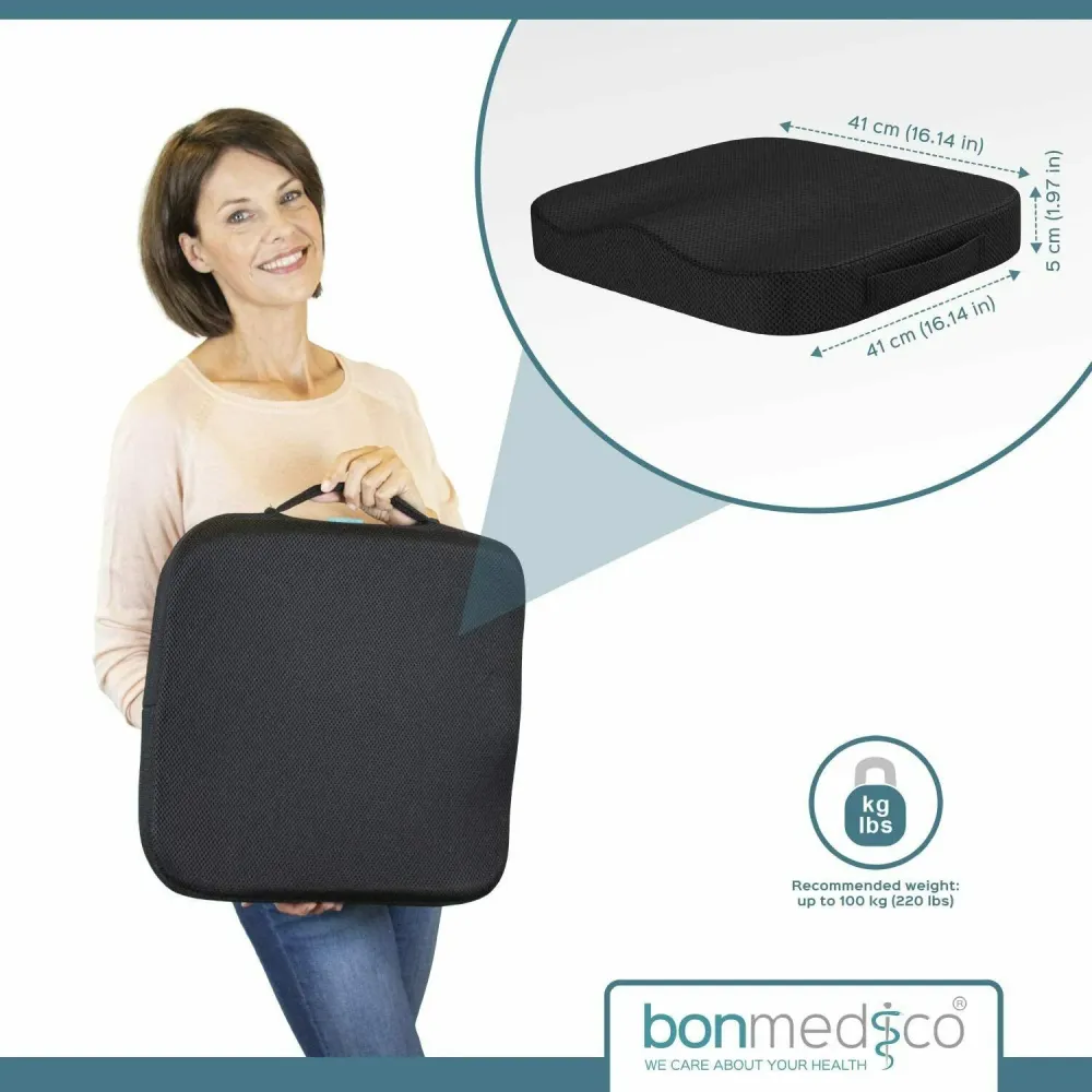 Cuscino Memory Foam per sedia rotelle, Poltrona ufficio, Comodo ergonomico