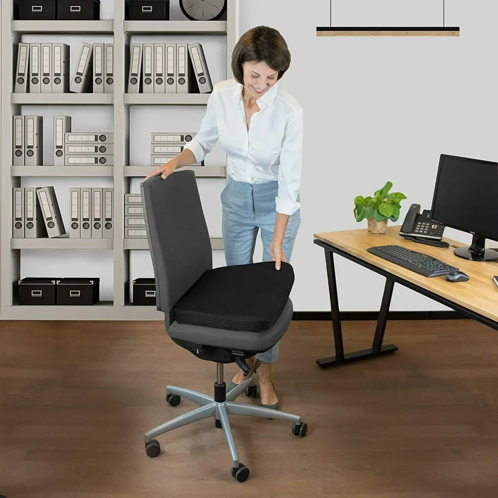 Cuscino Memory Foam per sedia rotelle, Poltrona ufficio, Comodo ergonomico