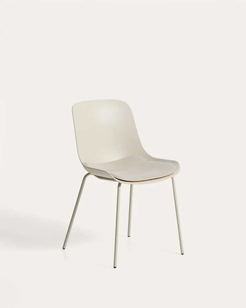 Cuscino per sedia Sindera beige, 45 x 43 cm