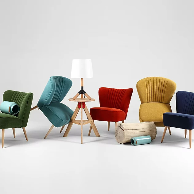 Poltrona HARRY diversi colori CUSTOM FORM