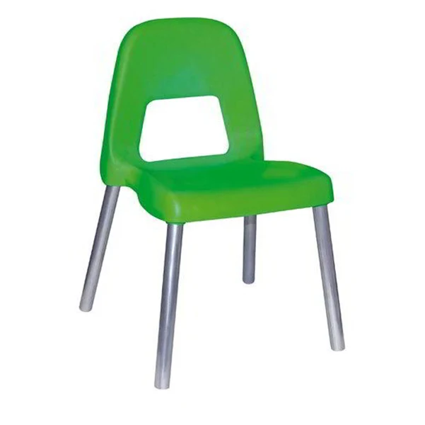 CWR - 09387-03 - Sedia per bambini Piuma - H 35 cm - verde - CWR - 85995 - Conf. da 1 Pz.