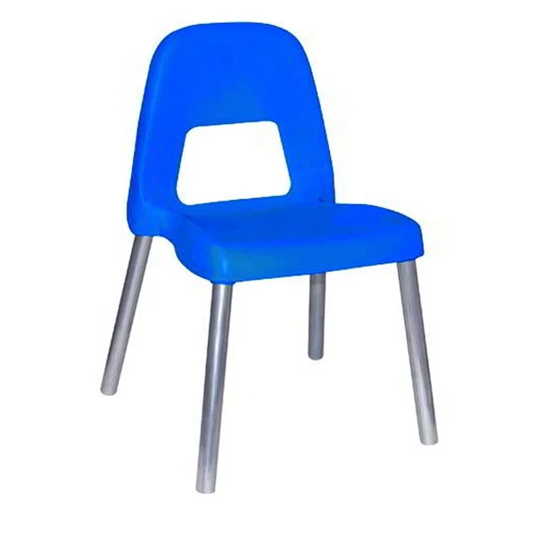CWR - 09387-04 - Sedia per bambini Piuma - H 35 cm - blu - CWR - 85996 - Conf. da 1 Pz.