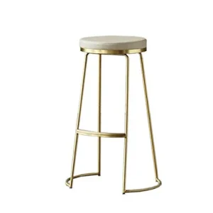 CSQ Sedia da Bar per La Casa, Sgabello Alto Dorato Salotto per La Casa Sedia Decorativa per caffè Sedia da Bar PU Sgabello...