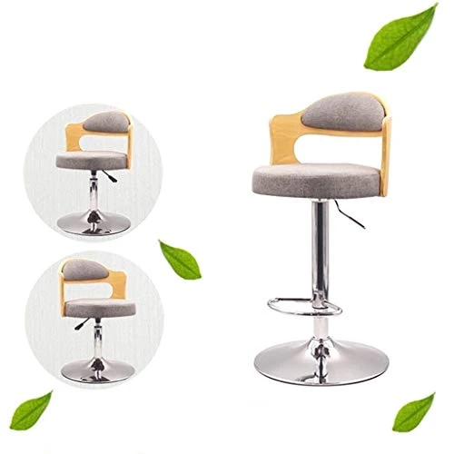 CSQ-Confortevole Bar Sedie, Basamento del Metallo Multifunzione Sollevamento Lounge Chair con Il poggiapiedi Schienale Sed...