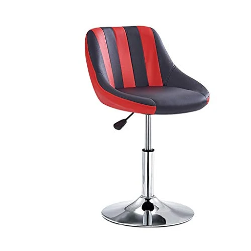 Negoziazione Sedia, Cuoio Sedia Girevole Regolabile Altezza Sgabello prenotare camere Office Cafe Task Sedia Sgabello (Col...