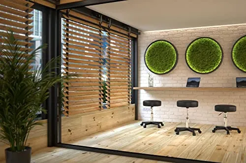 dibea Sgabello con ruote officio o studio Sgabello regolabile 360° Nero