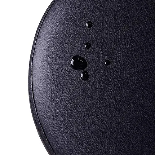 dibea Sgabello con ruote officio o studio Sgabello regolabile 360° Nero
