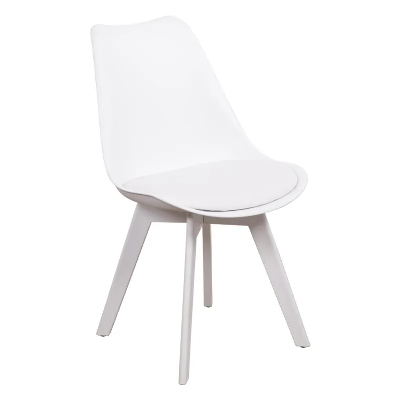 DIMO SEDIA KELLY PP +PU BIANCO