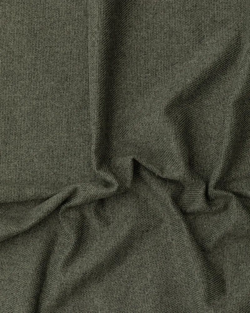 Divano Gala 4 posti con chaise longue sinistra ciniglia verde scuro FSC Mix Credit 300 cm