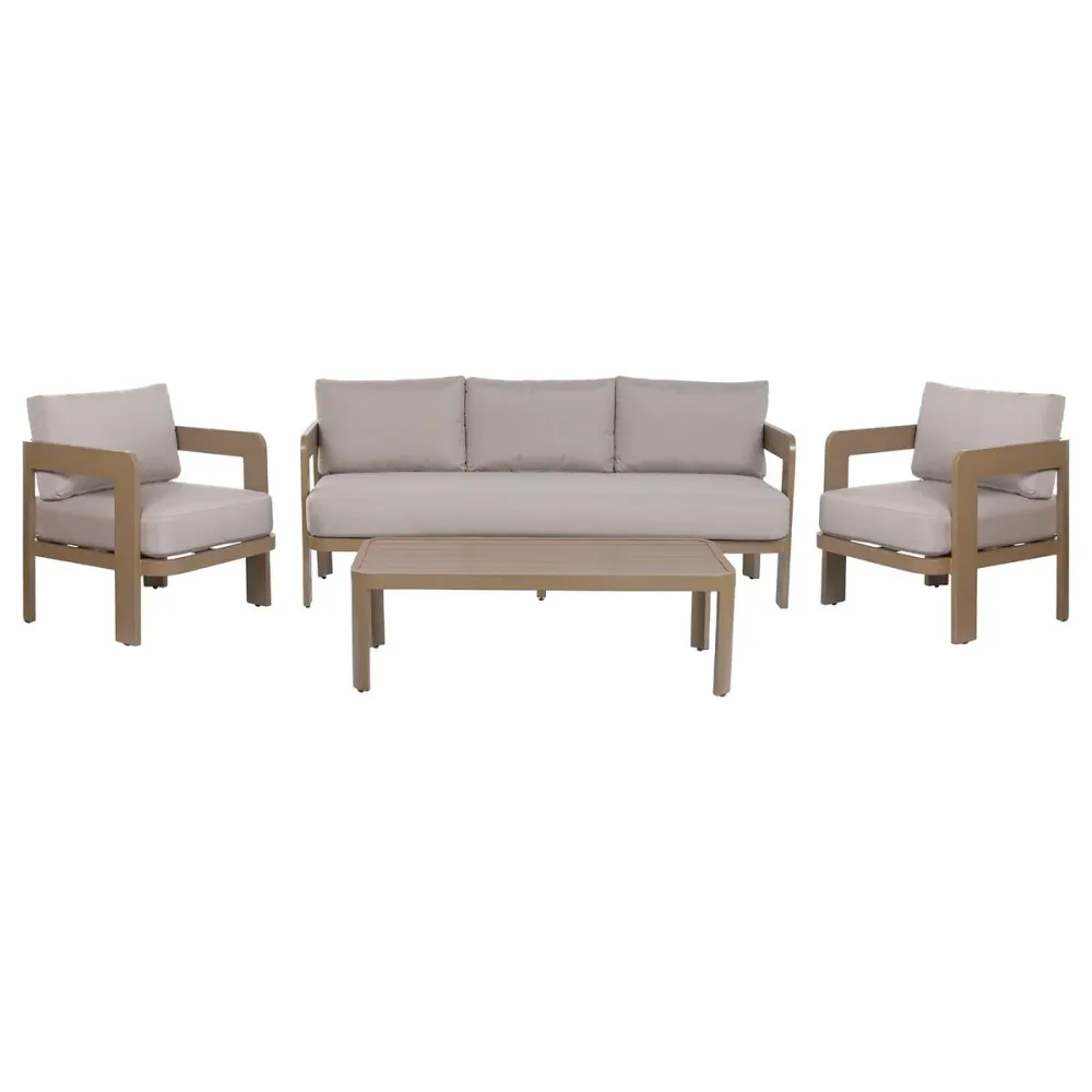 Divano da Giardino Home ESPRIT Marrone 188 X 75 X 67 CM
