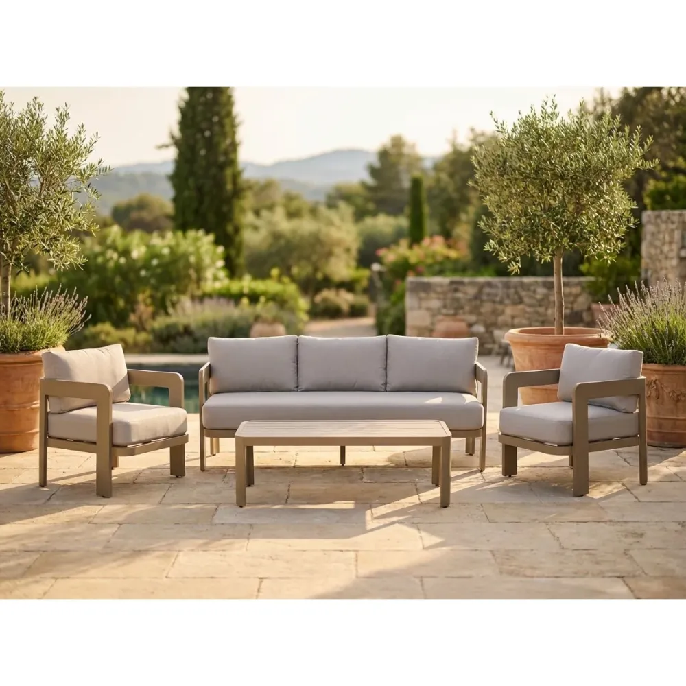 Divano da Giardino Home ESPRIT Marrone 188 X 75 X 67 CM