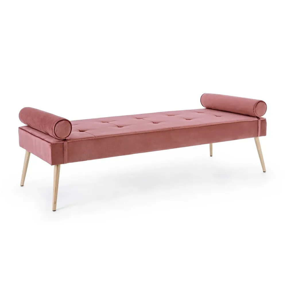 Divano "Gjsel" per interno, Struttura Legno Di Pino E Compensato 185 x 75 x 45 h cm