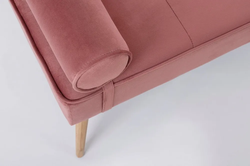 Divano "Gjsel" per interno, Struttura Legno Di Pino E Compensato 185 x 75 x 45 h cm