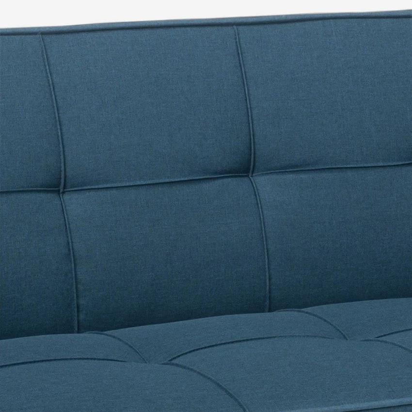 Divano Letto 172x74x75 cm Tessuto Blu