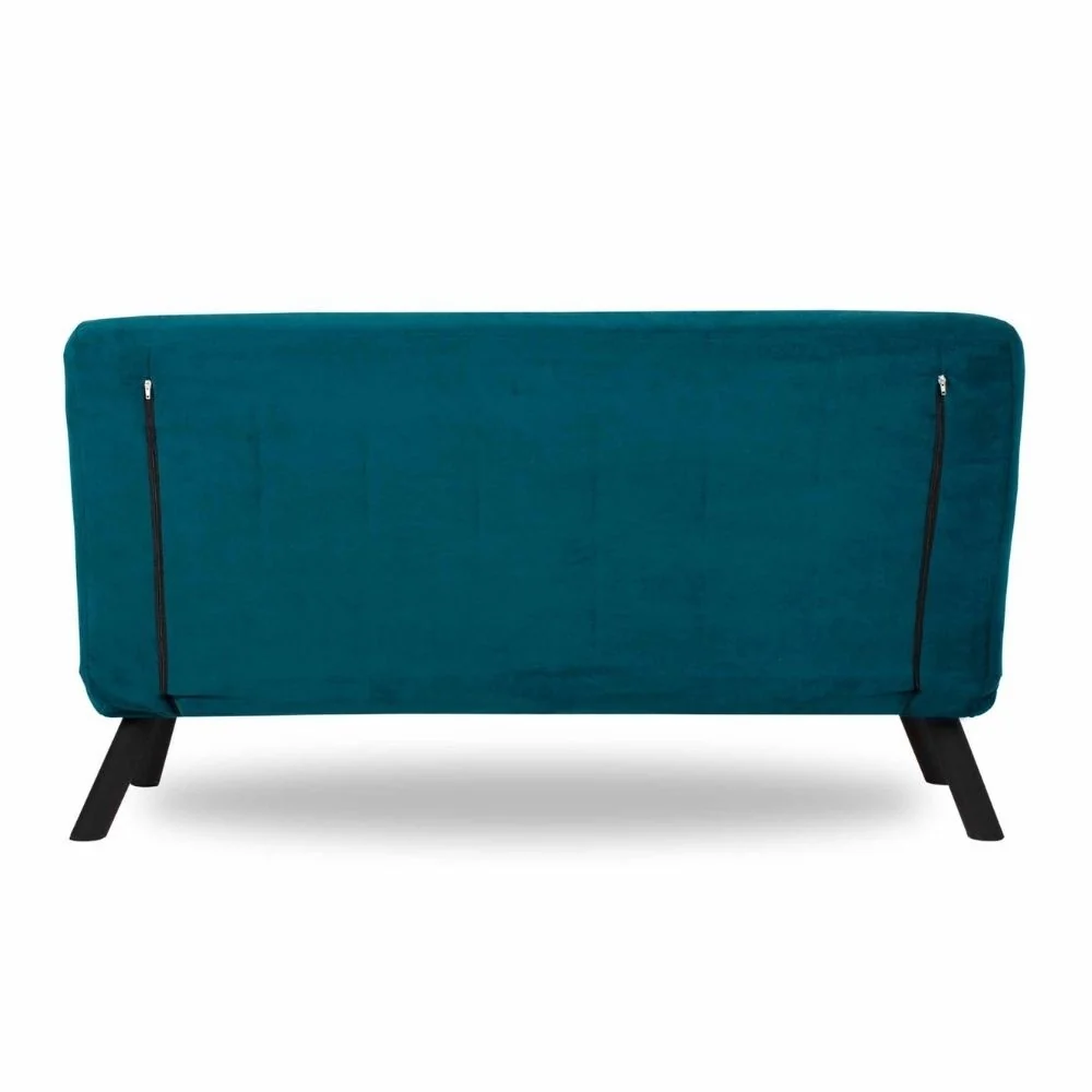 Divano letto matrimoniale pieghevole Sando verde petrolio