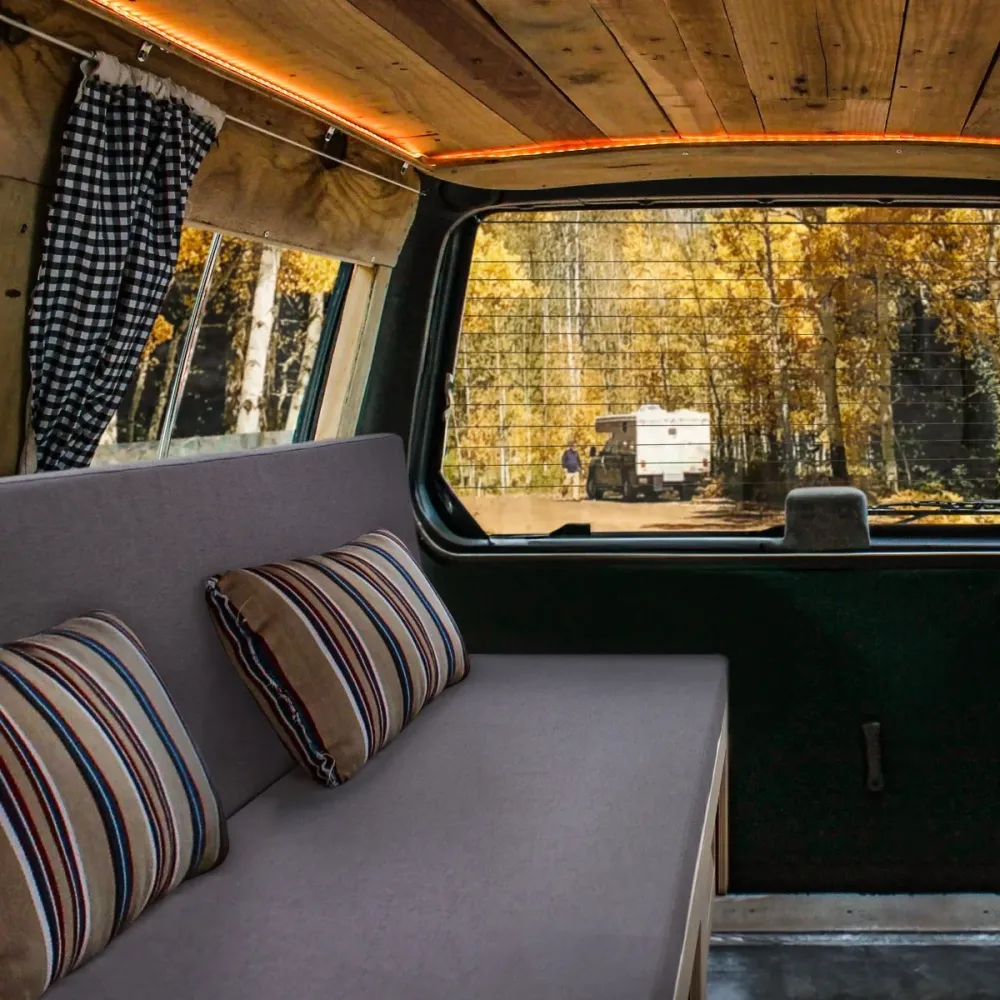 Divano Letto Pieghevole 180x110x40,7 cm per Camper