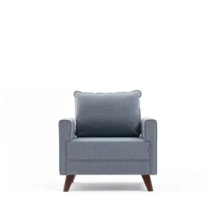 Divano modulare Bella Soft Tekli Koltuk - Blu