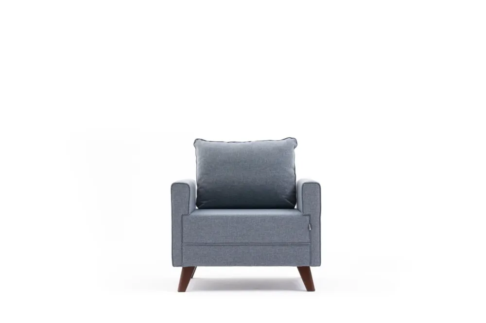 Divano modulare Bella Soft Tekli Koltuk - Blu