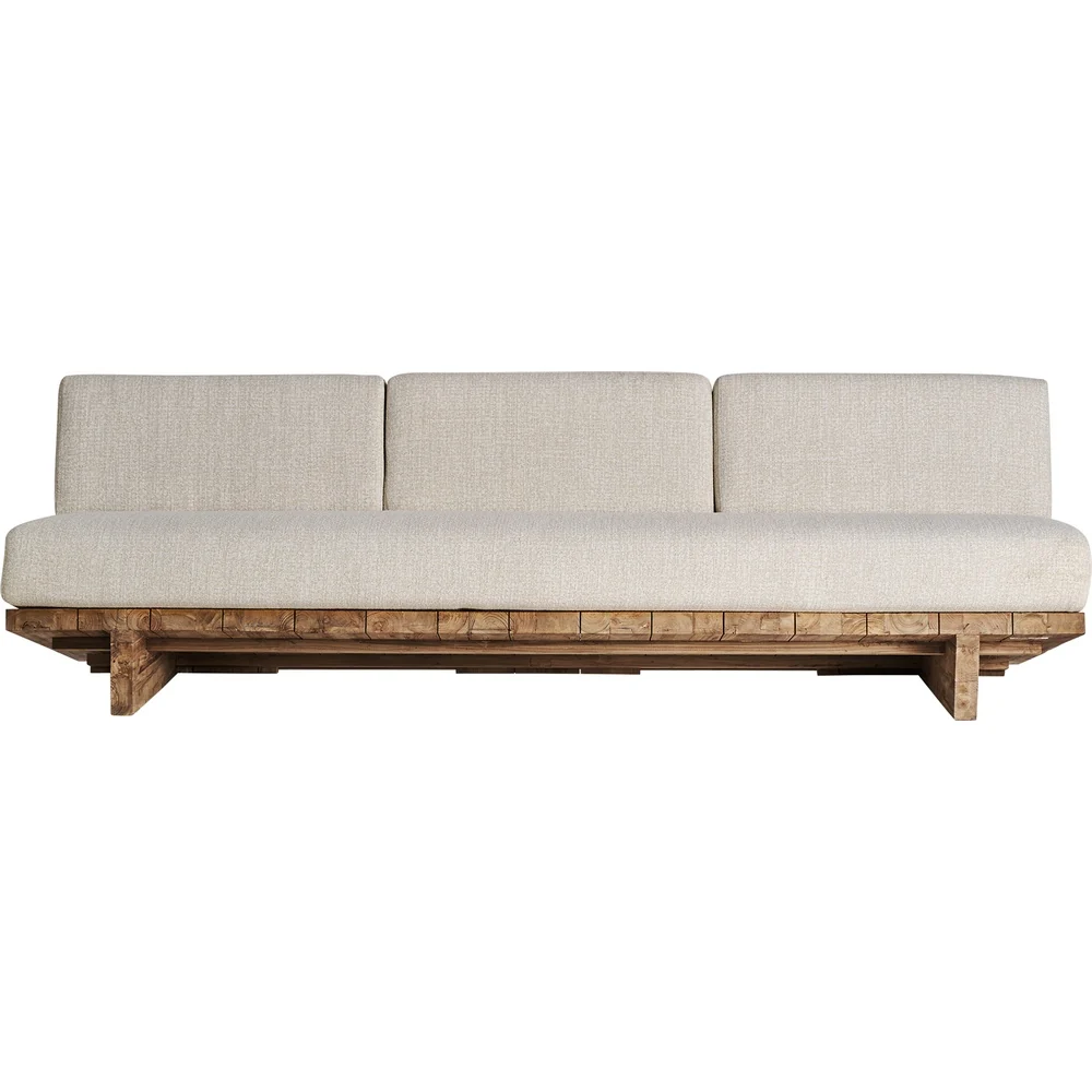 Divano outdoor teak Crema design lusso Horizon Pure