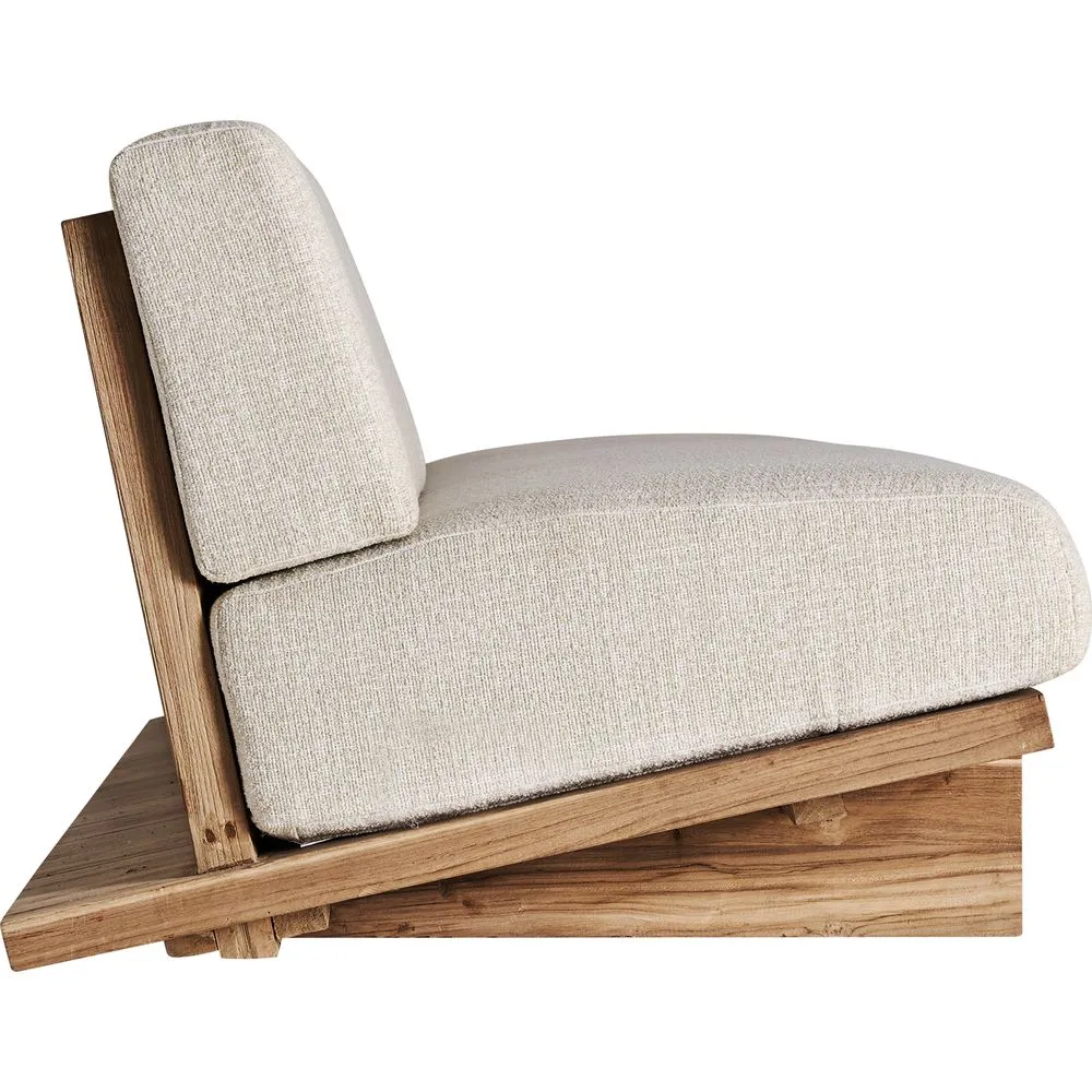 Divano outdoor teak Crema design lusso Horizon Pure