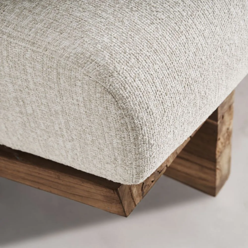 Divano outdoor teak Crema design lusso Horizon Pure
