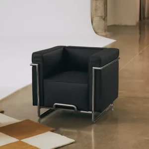 Divano Pelle italiana e metallo Box