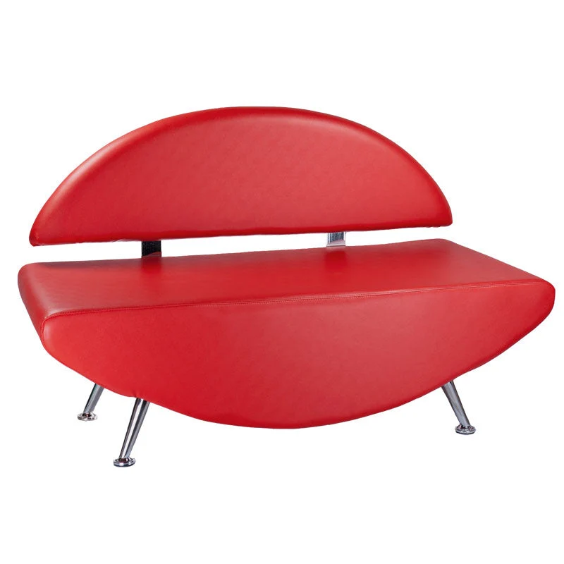 Divano per sala d'attesa Carini BD-6710 rosso