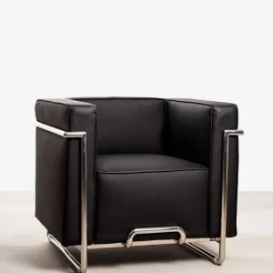 Divano similpelle e metallo Box