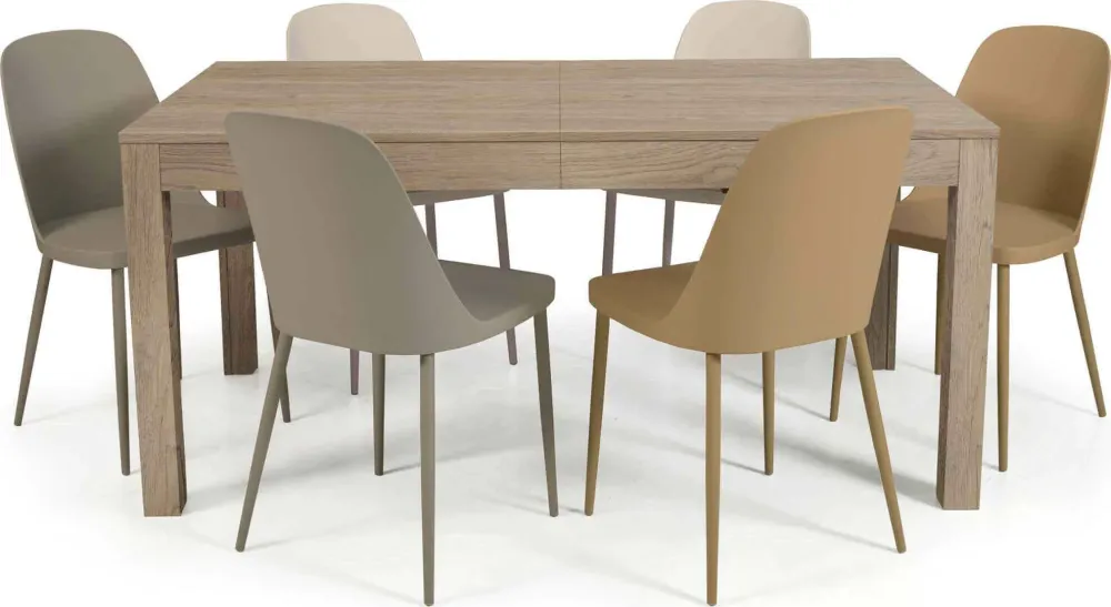 DORA - sedia plastica Bianco Milani Home