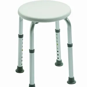Drive Medical 12004KDR - Sgabello da doccia, forma rotonda, regolabile