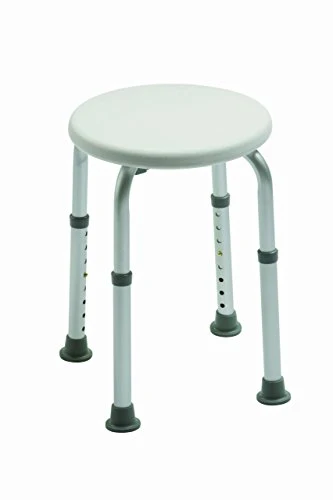 Drive Medical 12004KDR - Sgabello da doccia, forma rotonda, regolabile