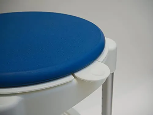 Drive Medical RTL12061EU - Sgabello da bagno, imbottito e girevole, confezione da 4 pezzi