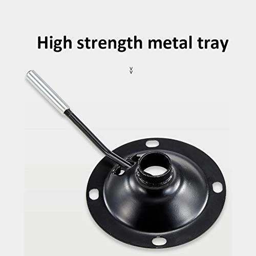 DWXN Sgabelli con Ruote,Sgabello con Nero PU Similpelle Posto Sedere,Altezza Regolabile 45-55 cm,capacità di Carico 160 kg...