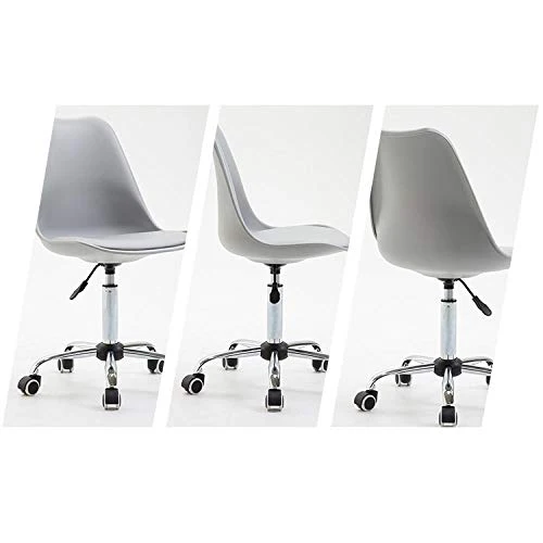 Sgabello Officina con Rotelle,Sgabelli con Controlla Il Motivo Panno di Lino Posto Sedere,Altezza Regolabile 44-54 cm,Capa...