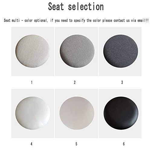 Sgabello da Bar, Spugna Ad Alta Densità Pelle PU Sgabello per La Colazione con Poggiapiedi(Size:75cm,Color:Bianca) DyAn