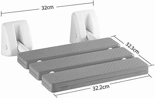 Corrimano Bagno Sgabello da bagno Sgabello pieghevole per doccia Sedile Scivolo per bagno Sedia muro per vasca da bagno Se...