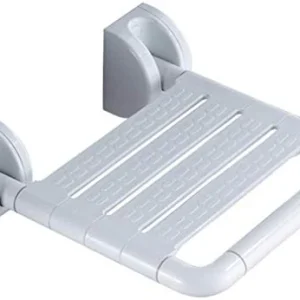 DZX Corrimano Sgabello Pieghevole da Bagno/Sedile per Doccia Parete/Sedia Muro di Sicurezza per Bagno/Sgabello da Bagno Se...