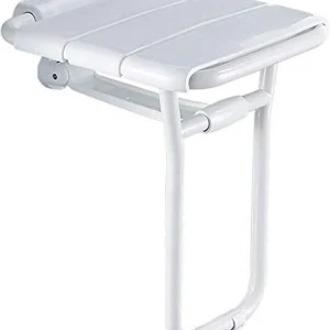 DZX Corrimano Sgabello Pieghevole da Bagno/Sedile per Doccia Parete/Sedia Muro di Sicurezza per Bagno/Sgabello da Bagno Se...