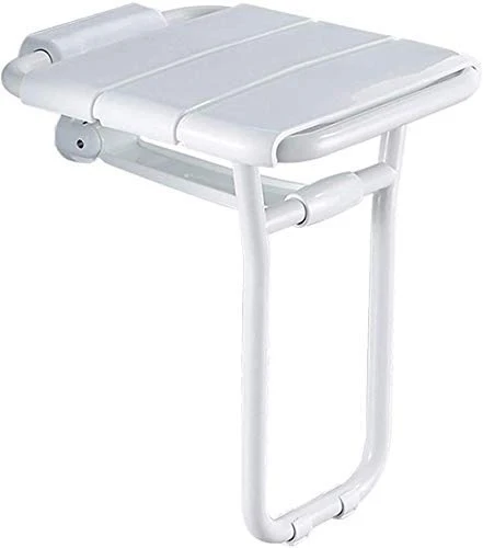 DZX Corrimano Sgabello Pieghevole da Bagno/Sedile per Doccia Parete/Sedia Muro di Sicurezza per Bagno/Sgabello da Bagno Se...