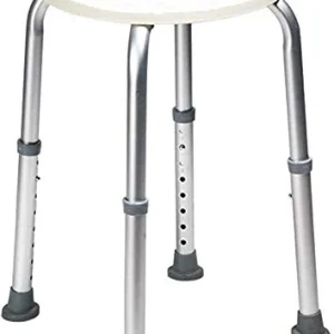 DZX Sgabello da Bagno Leggero, sgabelli da Doccia Regolabili Altezza con Sedile Girevole, ausilio da Bagno per Il Montaggi...