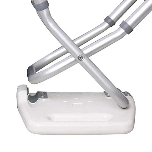 DZX Sgabello per Doccia, Sgabello per Vasca da Bagno Regolabile Altezza e Sedia per Doccia con Maniglie Sgabello per Handi...